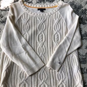 Tommy Hilfiger Mixed Media Scoop Neck Sweater